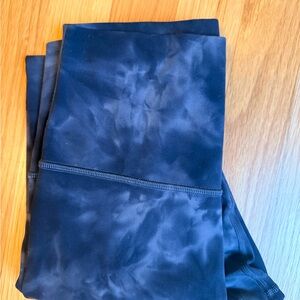 lululemon athletica Blue Tie-Dye Leggings